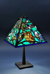 四季折々の野鳥のランプ