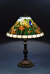 ニッコウキスゲとオオルリのランプ